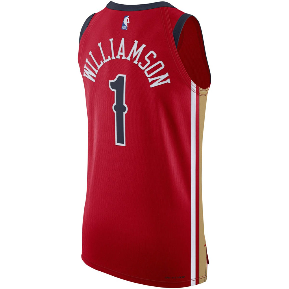 Zion Williamson New Orleans Pelicans Jordan Brand Authentic Jersey Statement Edition Red - NBA