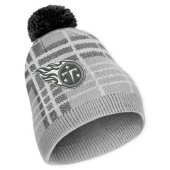 Tennessee Titans WEAR by Erin Andrews Women's Plaid Knit Hat with Pom & Scarf Set | NFL