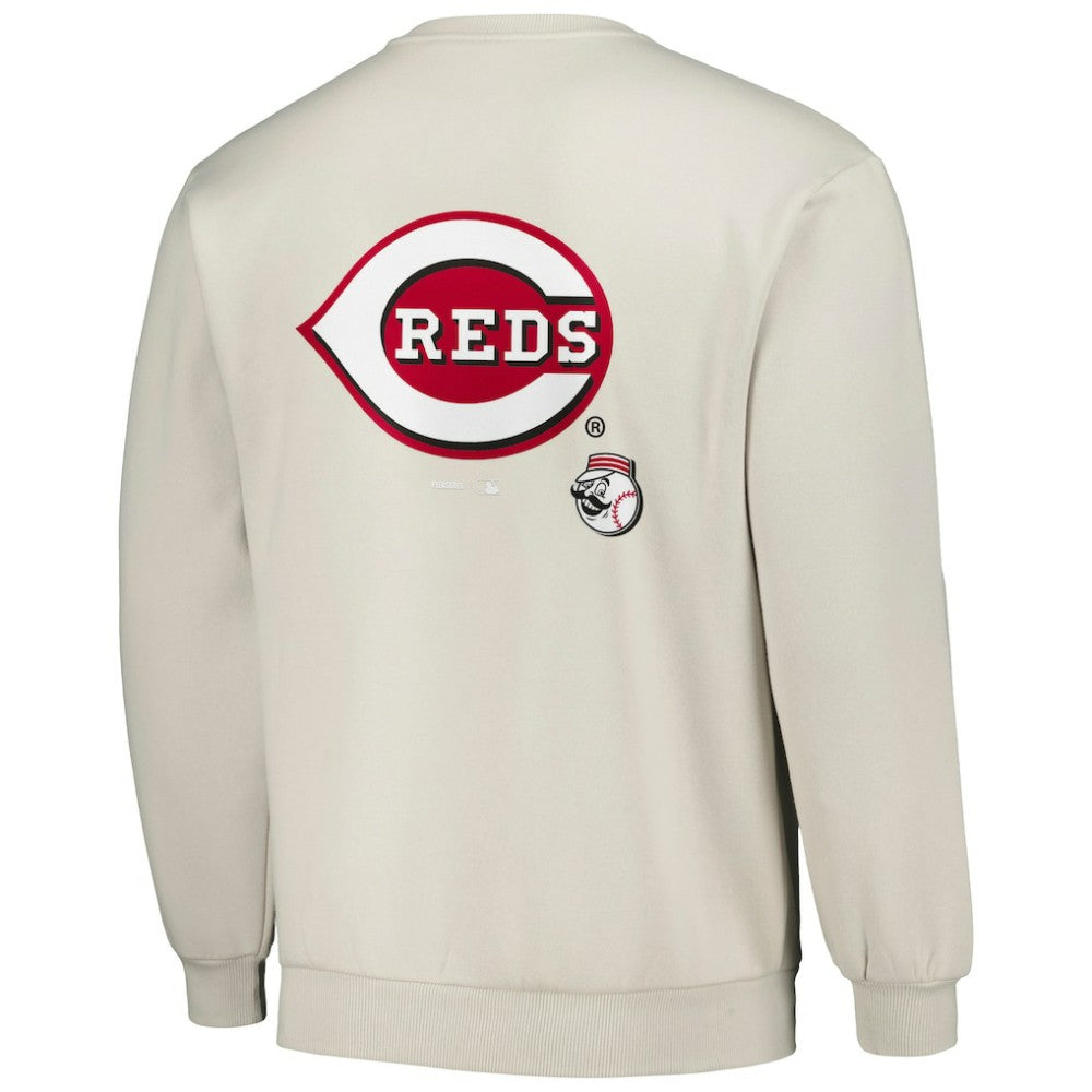 Cincinnati Reds PLEASURES Ballpark Pullover Sweatshirt - MLB