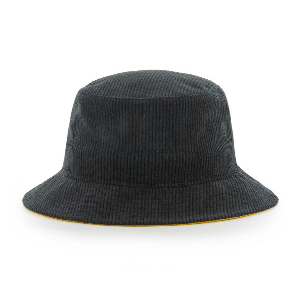 Pittsburgh Steelers '47 Thick Cord Bucket Hat Black | 47 brand