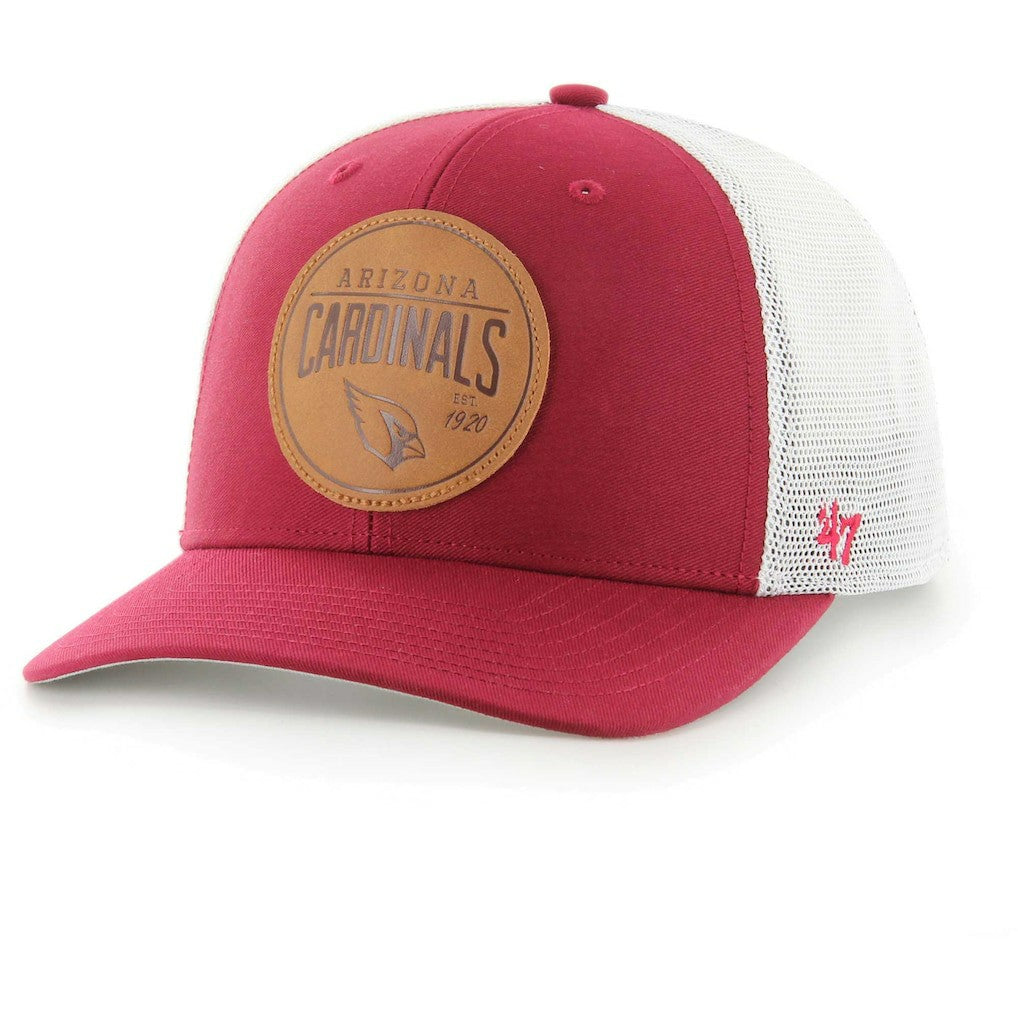Arizona Cardinals '47 Leather Head Flex Hat Cardinal | 47 brand