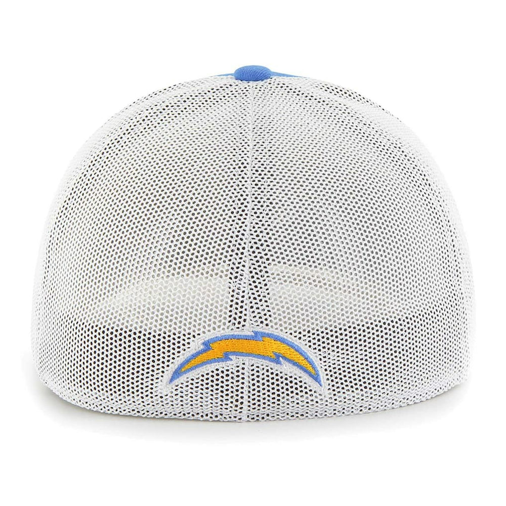 Los Angeles Chargers '47 Leather Head Flex Hat Powder Blue | 47 brand