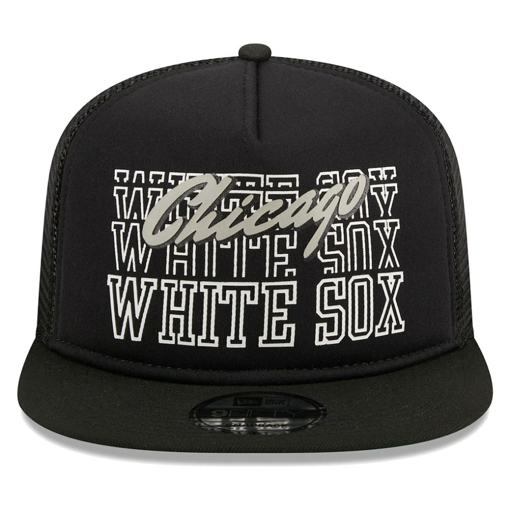 Chicago White Sox New Era  Street Team A-Frame Trucker 9FIFTY Snapback Hat - MLB