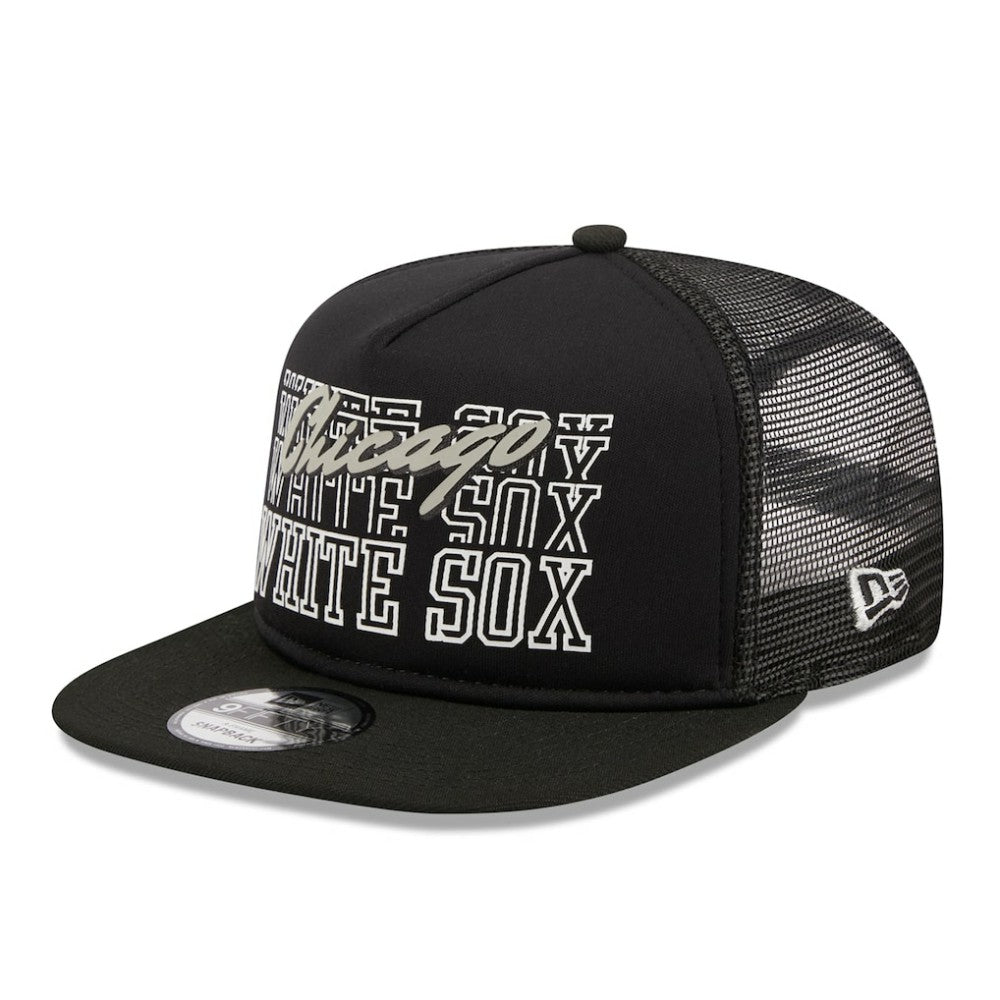 Chicago White Sox New Era  Street Team A-Frame Trucker 9FIFTY Snapback Hat - MLB