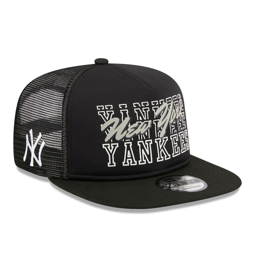 New York Yankees New Era  Street Team A-Frame Trucker 9FIFTY Snapback Hat - MLB
