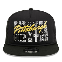 Pittsburgh Pirates New Era  Street Team A-Frame Trucker 9FIFTY Snapback Hat - MLB