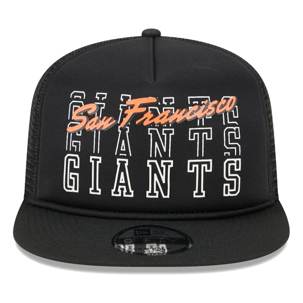 San Francisco Giants New Era  Street Team A-Frame Trucker 9FIFTY Snapback Hat - MLB