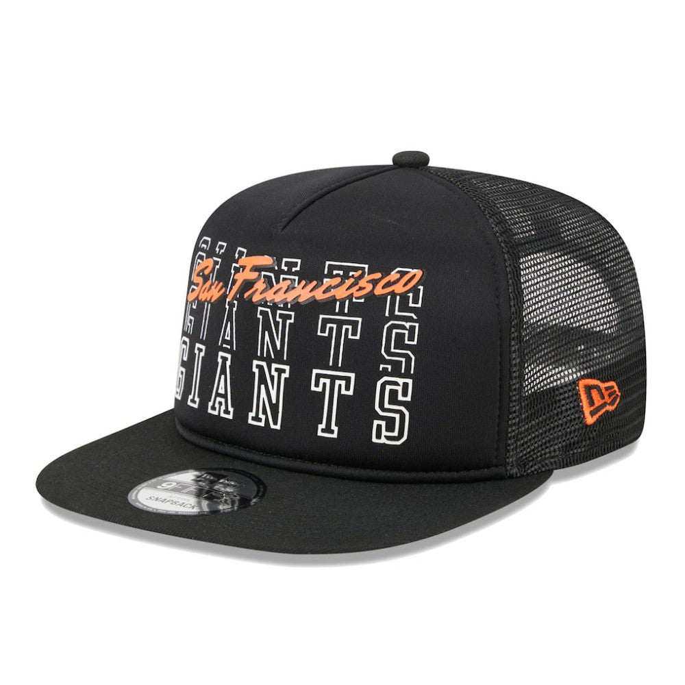 San Francisco Giants New Era  Street Team A-Frame Trucker 9FIFTY Snapback Hat - MLB