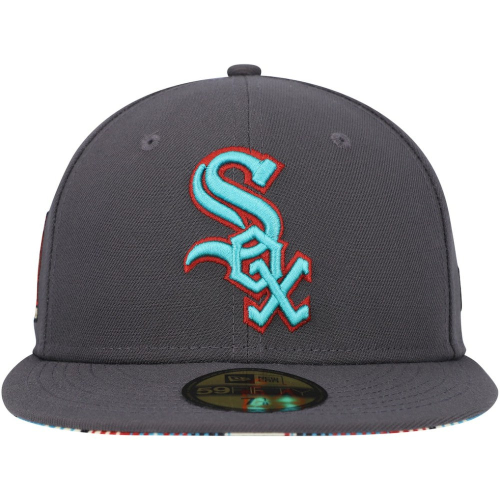 Chicago White Sox New Era  Print Undervisor 59FIFTY Fitted Hat - MLB