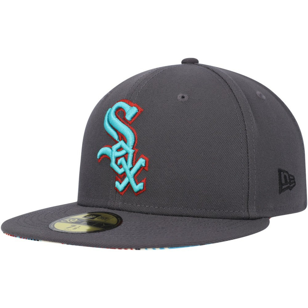 Chicago White Sox New Era  Print Undervisor 59FIFTY Fitted Hat - MLB