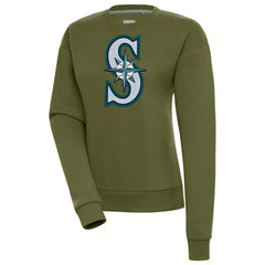Seattle Mariners Antigua Women's Victory Pullover Sweatshirt - MLB