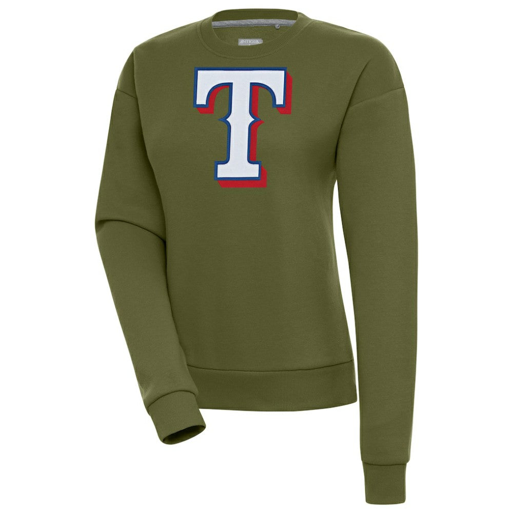 Texas Rangers Antigua Women's Victory Pullover Sweatshirt - MLB