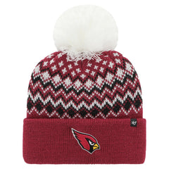 Arizona Cardinals '47 Women's Elsa Cuffed Knit Hat with Pom Cardinal | 47 brand