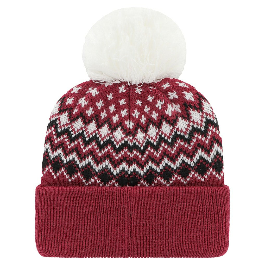 Arizona Cardinals '47 Women's Elsa Cuffed Knit Hat with Pom Cardinal | 47 brand