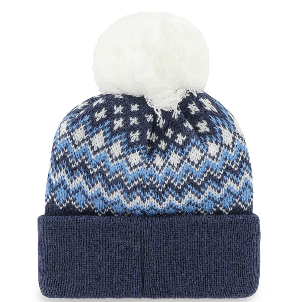 Tennessee Titans '47 Women's Elsa Cuffed Knit Hat with Pom Navy | 47 brand