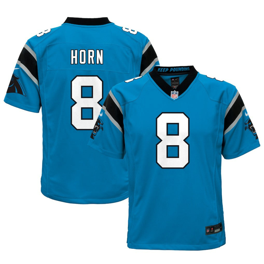 Jaycee Horn Carolina Panthers Youth Game Jersey Blue | Nike for Sale