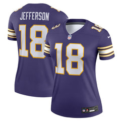 Justin Jefferson Minnesota Vikings Women's Alternate Legend Player Performance Top Purple | Nike for Sale