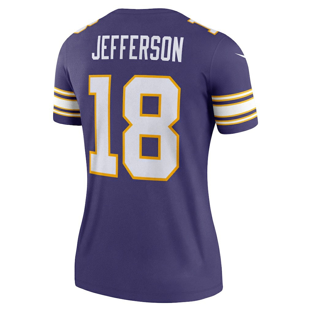 Justin Jefferson Minnesota Vikings Women's Alternate Legend Player Performance Top Purple | Nike for Sale