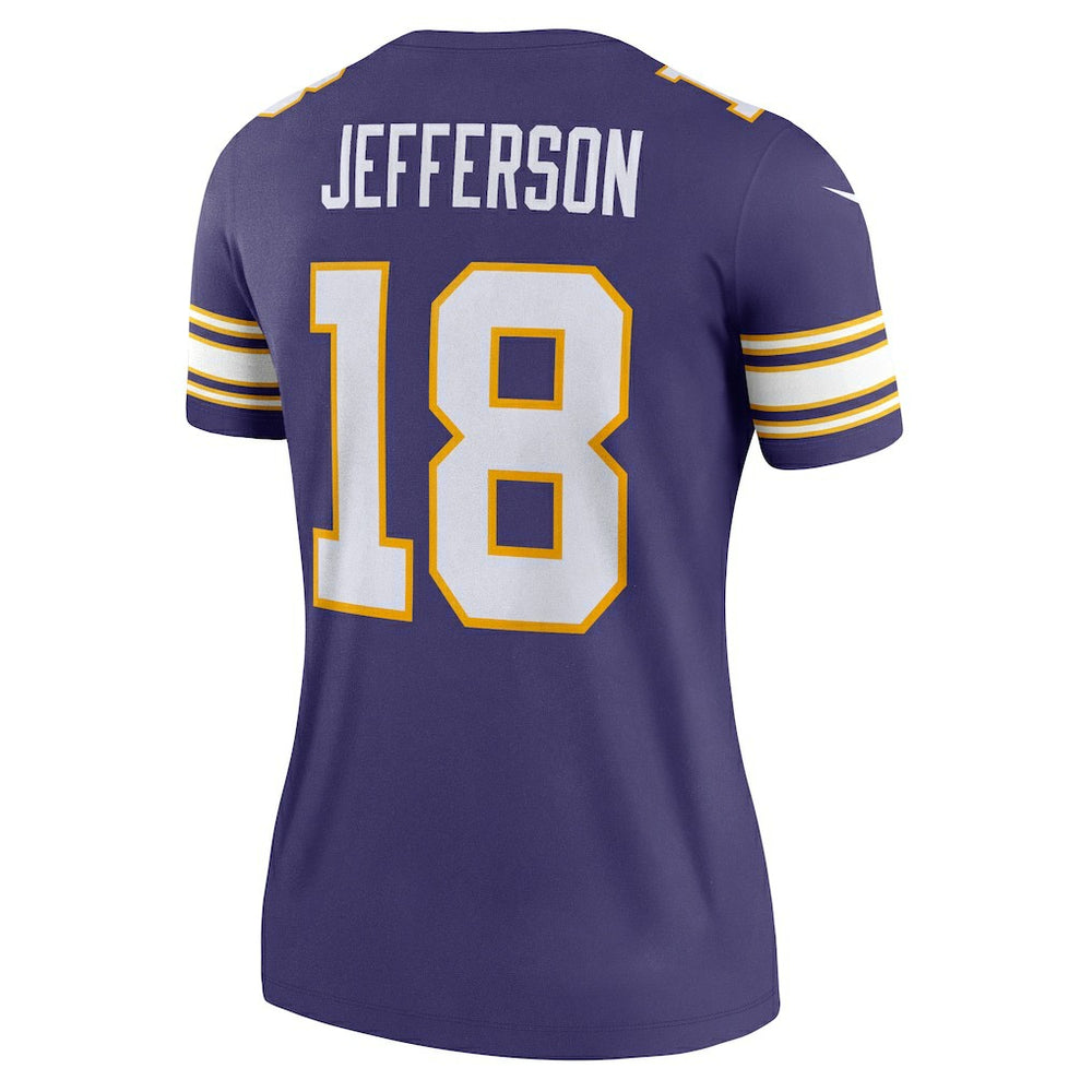 Justin Jefferson Minnesota Vikings Women's Alternate Legend Player Performance Top Purple | Nike for Sale