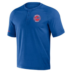 Buffalo Bills NFL x Darius Rucker Collection Washed Raglan Henley T-Shirt Royal | Fanatics