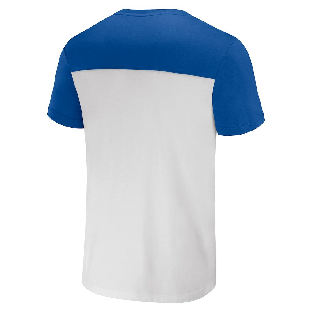 Buffalo Bills NFL x Darius Rucker Collection Colorblocked T-Shirt White/Royal | Fanatics