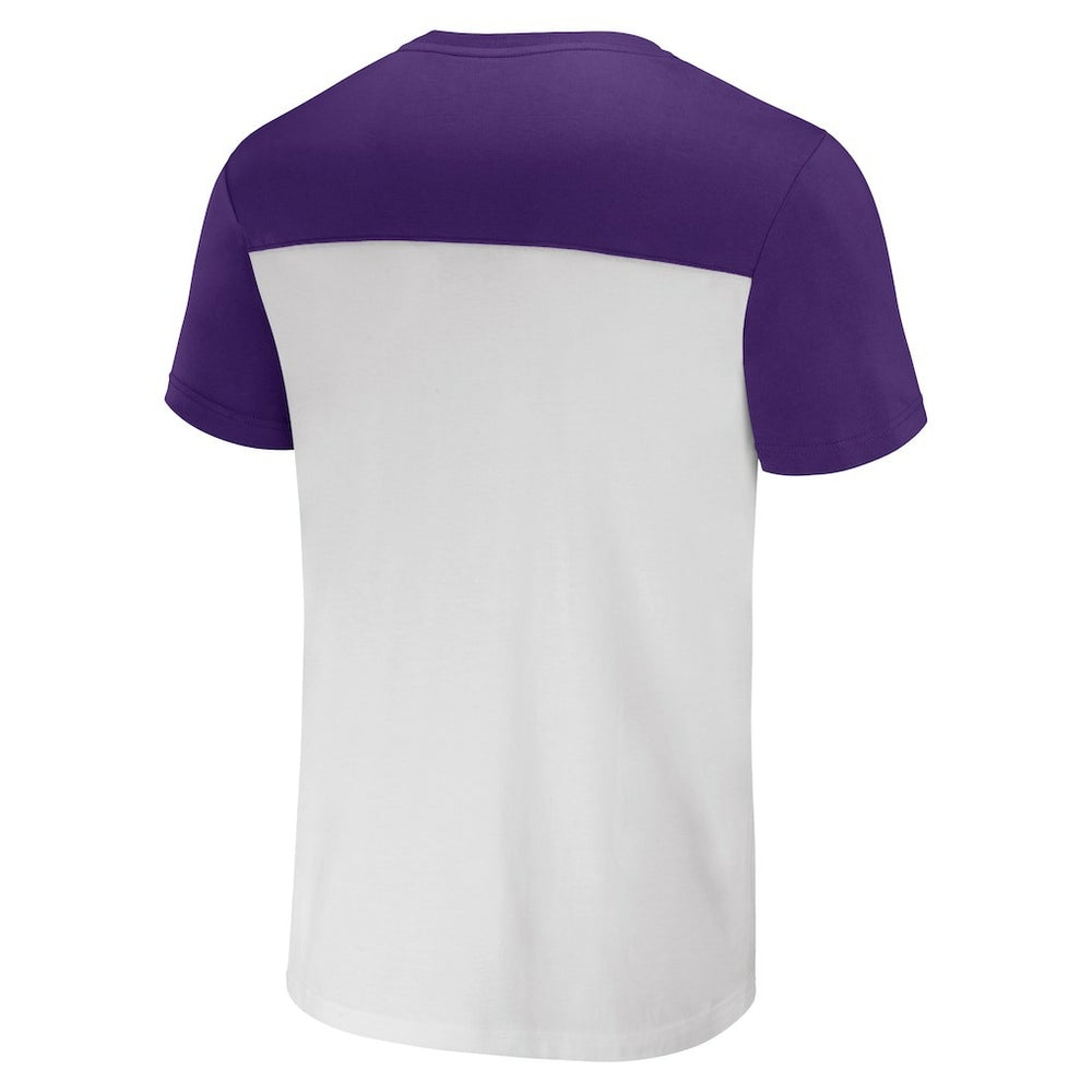 Minnesota Vikings NFL x Darius Rucker Collection Colorblocked T-Shirt Cream | Fanatics