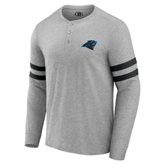 Carolina Panthers NFL x Darius Rucker Collection Henley Long Sleeve T-Shirt Heather Gray | Fanatics