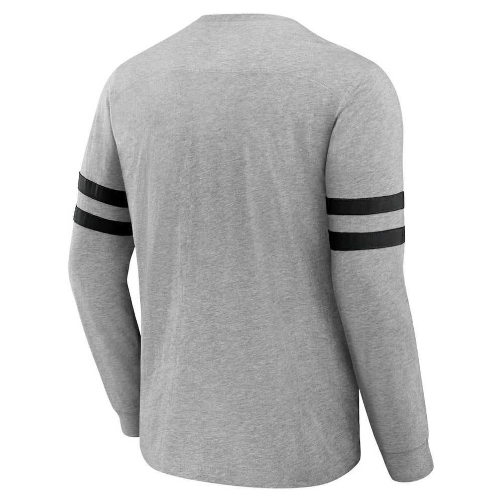 Carolina Panthers NFL x Darius Rucker Collection Henley Long Sleeve T-Shirt Heather Gray | Fanatics