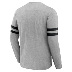 Carolina Panthers NFL x Darius Rucker Collection Henley Long Sleeve T-Shirt Heather Gray | Fanatics