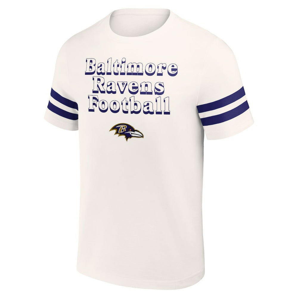 Baltimore Ravens NFL x Darius Rucker Collection Vintage T-Shirt Cream | Fanatics