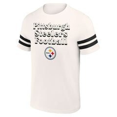 Pittsburgh Steelers NFL x Darius Rucker Collection Vintage T-Shirt Cream | Fanatics