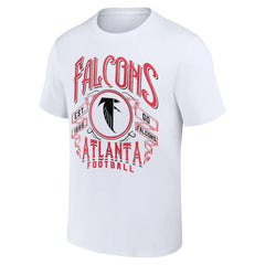 Atlanta Falcons NFL x Darius Rucker Collection Vintage Football T-Shirt White | Fanatics