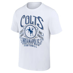 Indianapolis Colts NFL x Darius Rucker Collection Vintage Football T-Shirt White | Fanatics