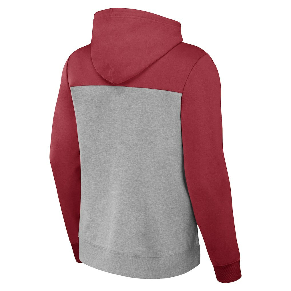 Arizona Cardinals NFL x Darius Rucker Collection Color Blocked Pullover Hoodie Heather Gray | Fanatics