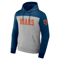 Chicago Bears NFL x Darius Rucker Collection Color Blocked Pullover Hoodie Heather Gray | Fanatics