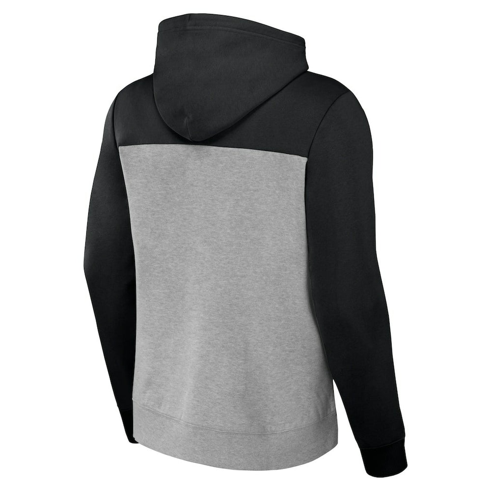 Las Vegas Raiders NFL x Darius Rucker Collection Color Blocked Pullover Hoodie Heather Gray | Fanatics