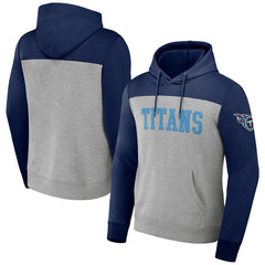 Tennessee Titans NFL x Darius Rucker Collection Color Blocked Pullover Hoodie Heather Gray | Fanatics