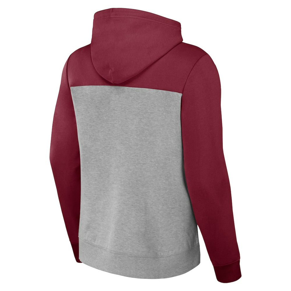 Washington Commanders NFL x Darius Rucker Collection Color Blocked Pullover Hoodie Heather Gray | Fanatics