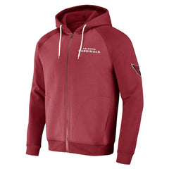 Arizona Cardinals NFL x Darius Rucker Collection Raglan Full-Zip Hoodie Cardinal | Fanatics