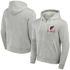 Arizona Cardinals NFL x Darius Rucker Collection Domestic Full-Zip Hoodie Heather Gray | Fanatics
