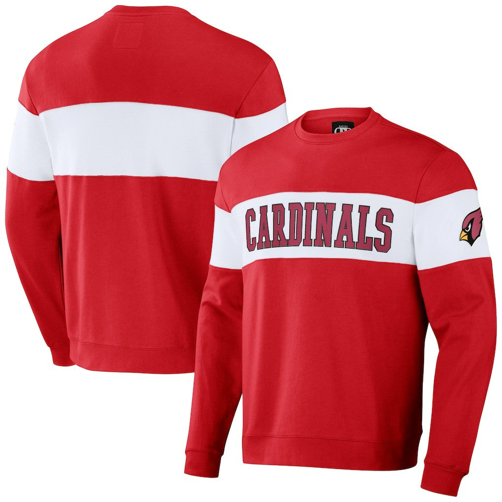 Arizona Cardinals NFL x Darius Rucker Collection Team Color & White Pullover Sweatshirt Cardinal | Fanatics