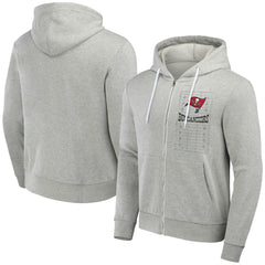 Tampa Bay Buccaneers NFL x Darius Rucker Collection Domestic Full-Zip Hoodie Heather Gray | Fanatics