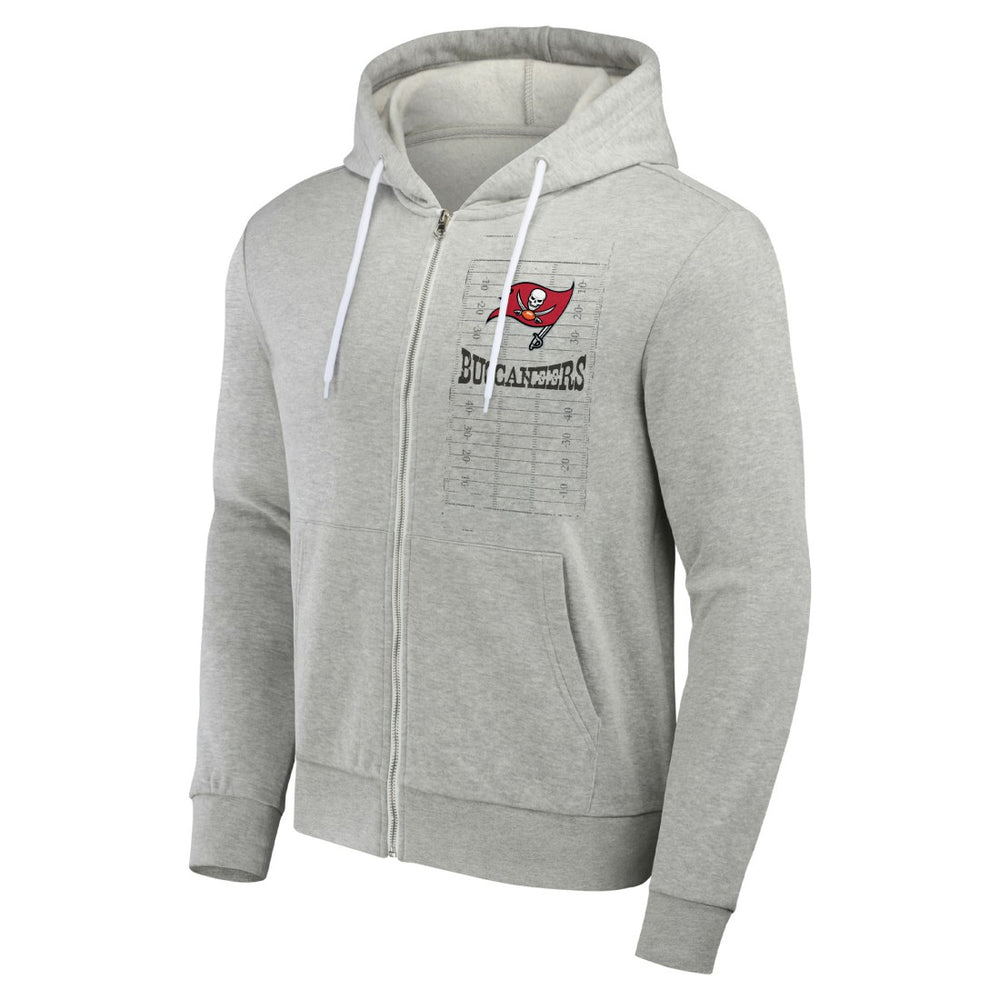 Tampa Bay Buccaneers NFL x Darius Rucker Collection Domestic Full-Zip Hoodie Heather Gray | Fanatics
