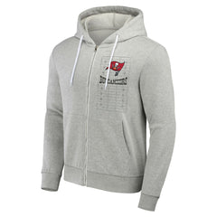 Tampa Bay Buccaneers NFL x Darius Rucker Collection Domestic Full-Zip Hoodie Heather Gray | Fanatics