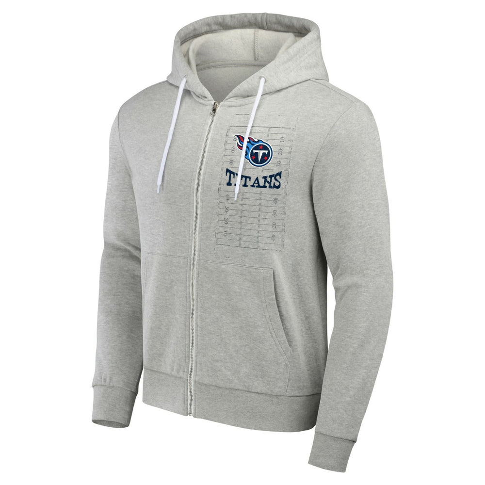 Tennessee Titans NFL x Darius Rucker Collection Domestic Full-Zip Hoodie Heather Gray | Fanatics