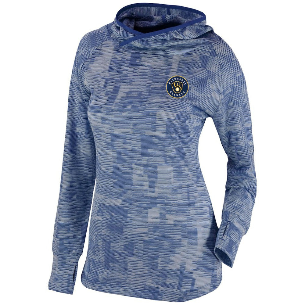 Milwaukee Brewers Columbia Women's Omni-Wick Sunday Ball Pullover Hoodie - MLB