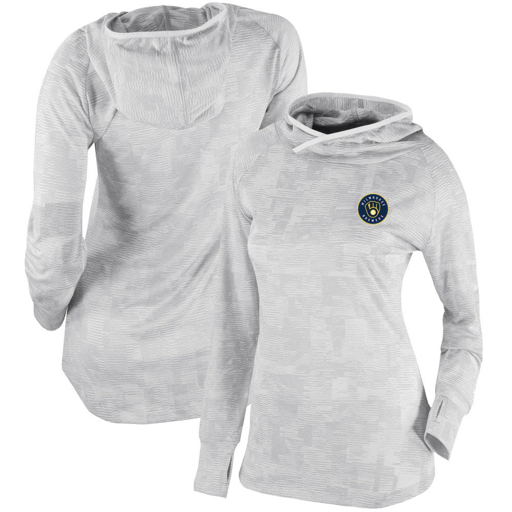 Milwaukee Brewers Columbia Women's Omni-Wick Sunday Ball Pullover Hoodie - MLB