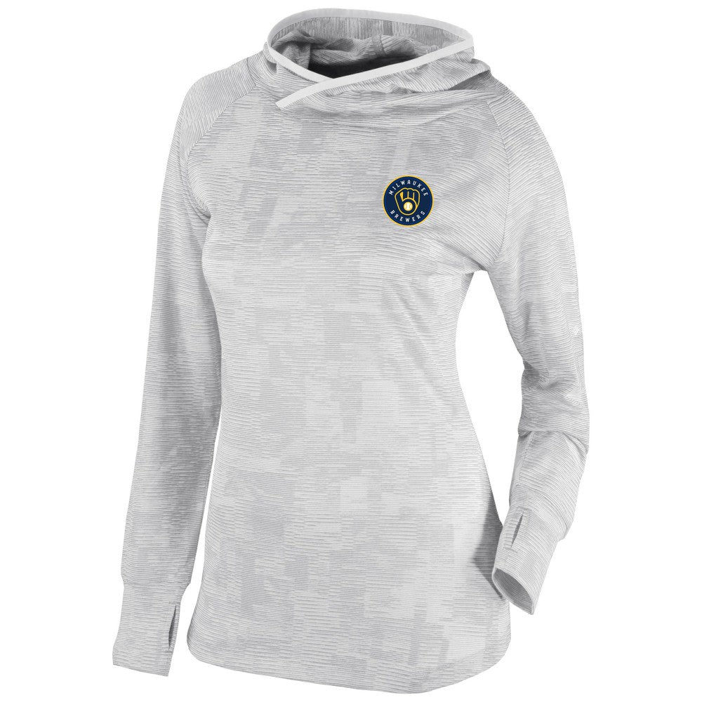 Milwaukee Brewers Columbia Women's Omni-Wick Sunday Ball Pullover Hoodie - MLB
