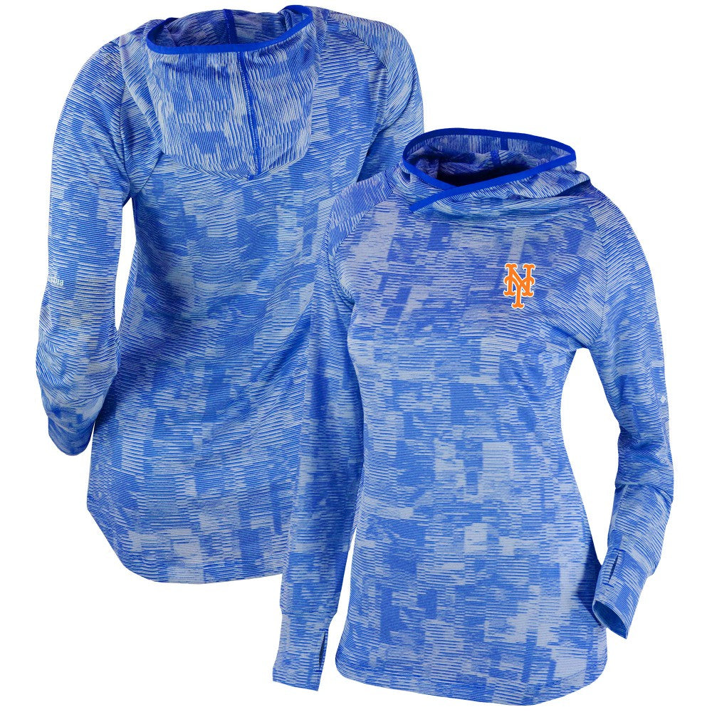 New York Mets Columbia Women's Omni-Wick Sunday Ball Pullover Hoodie - MLB