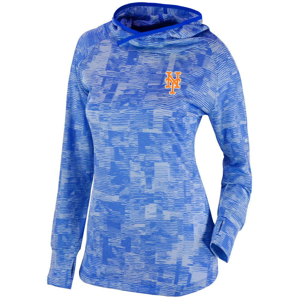 New York Mets Columbia Women's Omni-Wick Sunday Ball Pullover Hoodie - MLB